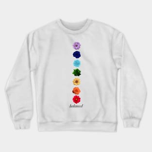 Seven Chakaras flower Art Crewneck Sweatshirt